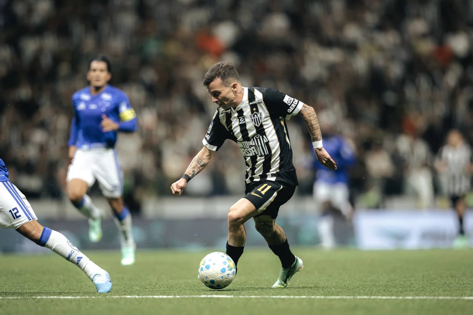 Foto da partida entre Atlético-MG e Cruzeiro